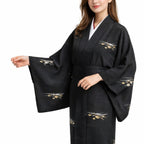 Haori - in seta con motivo Sasa (Bambù nano)