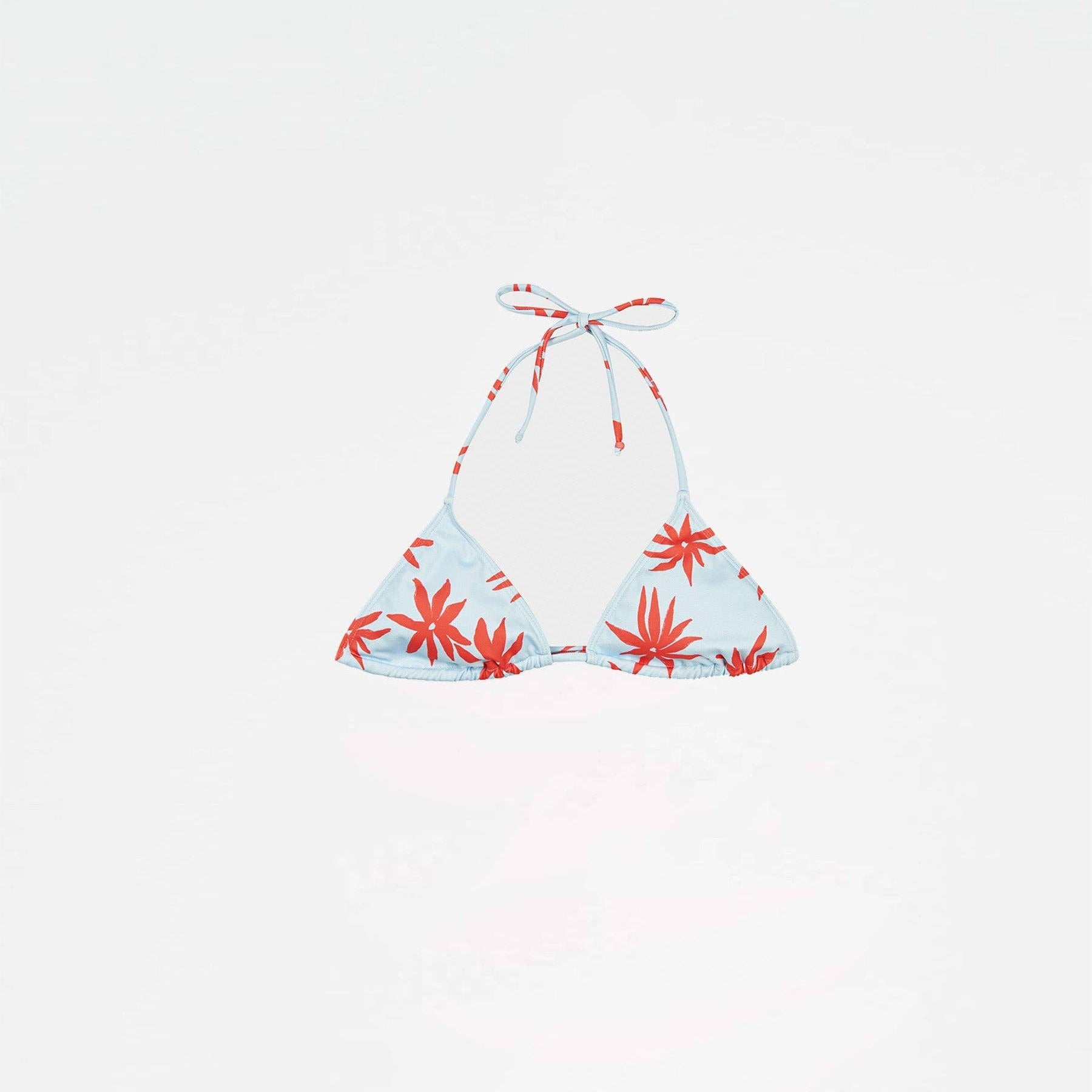 Floral Triangle Bikini Top