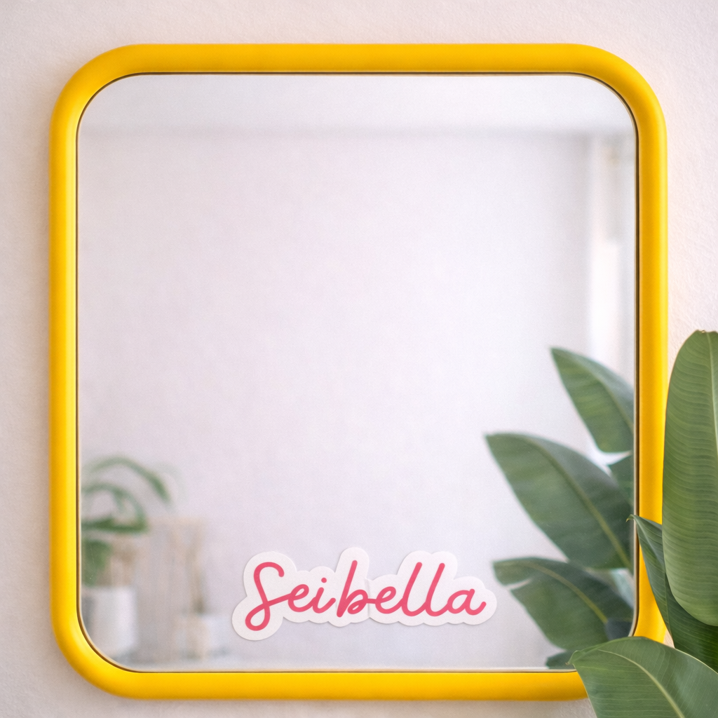 Adesivo sagomato scritta “Sei bella”