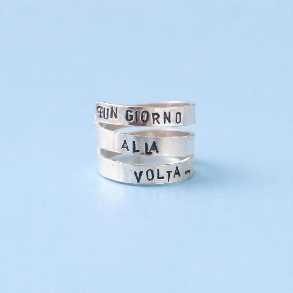 ANELLO UN GIORNO ALLA VOLTA - IN ARGENTO 925