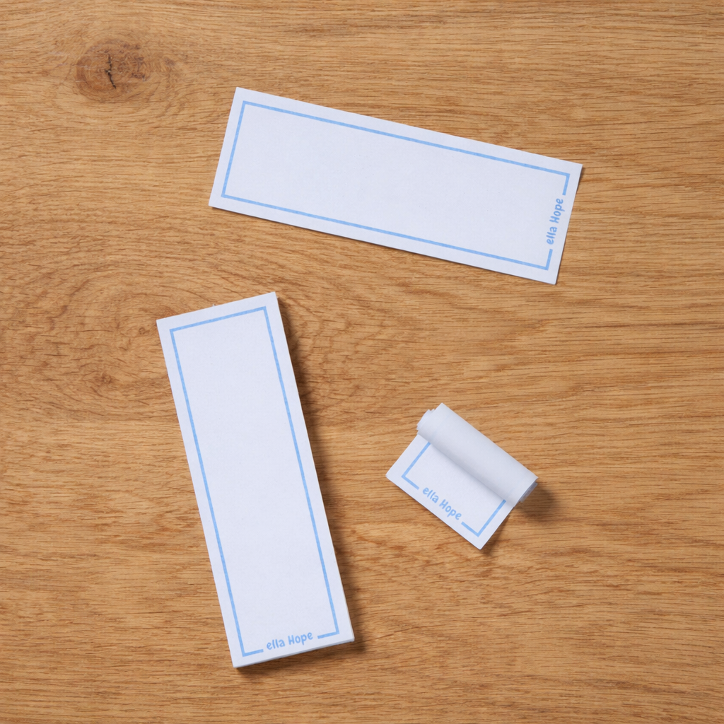 Blocchetto fogli per ciondolo contenitore Mio