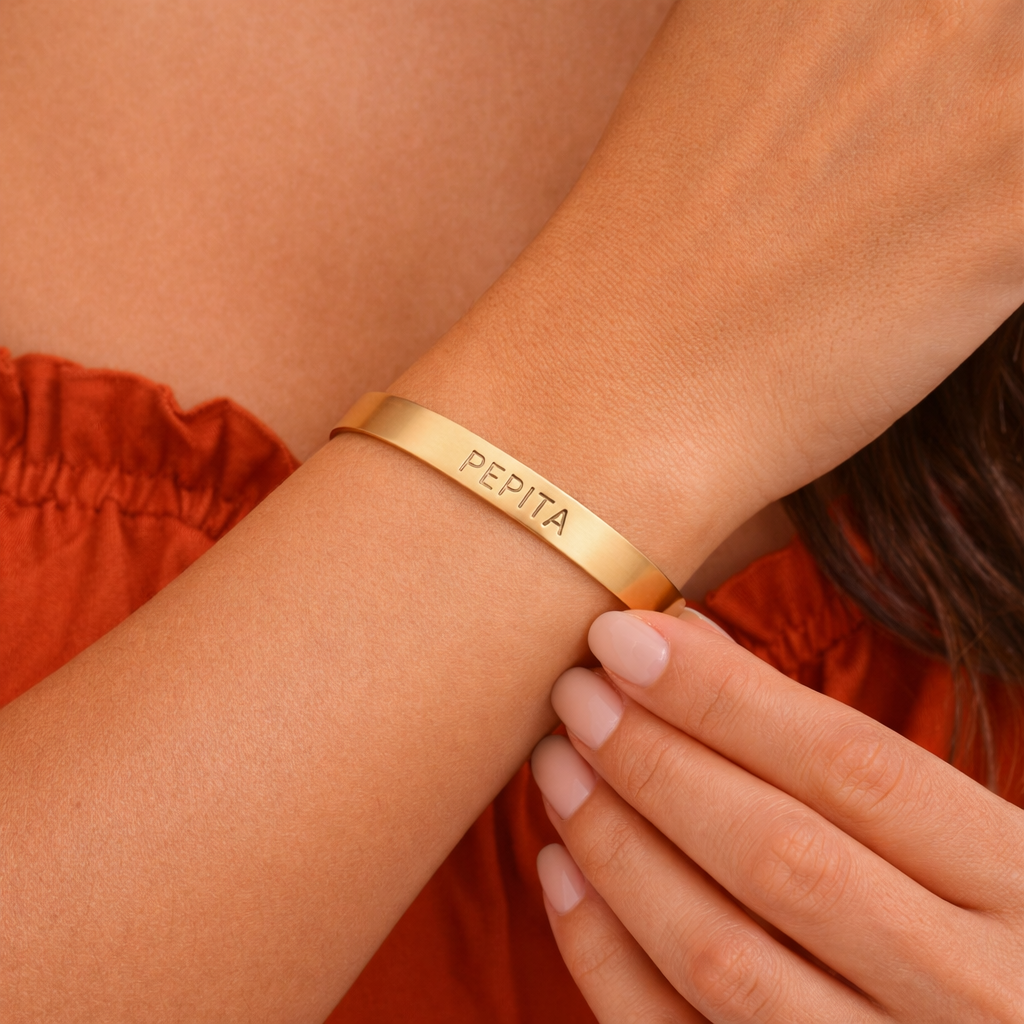 Bracciale in ottone “PEPITA”