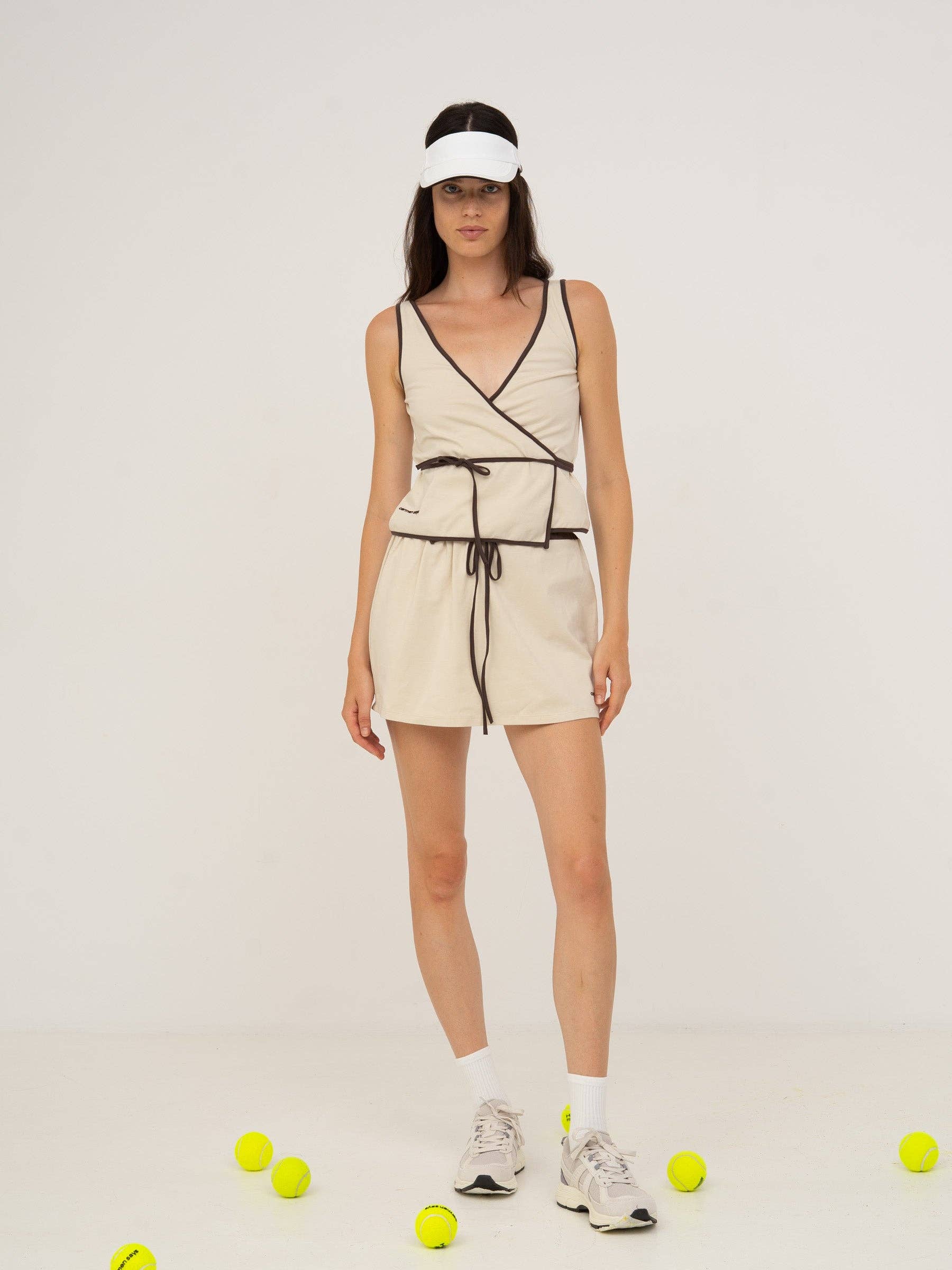 Cross-Wrap Sports Top