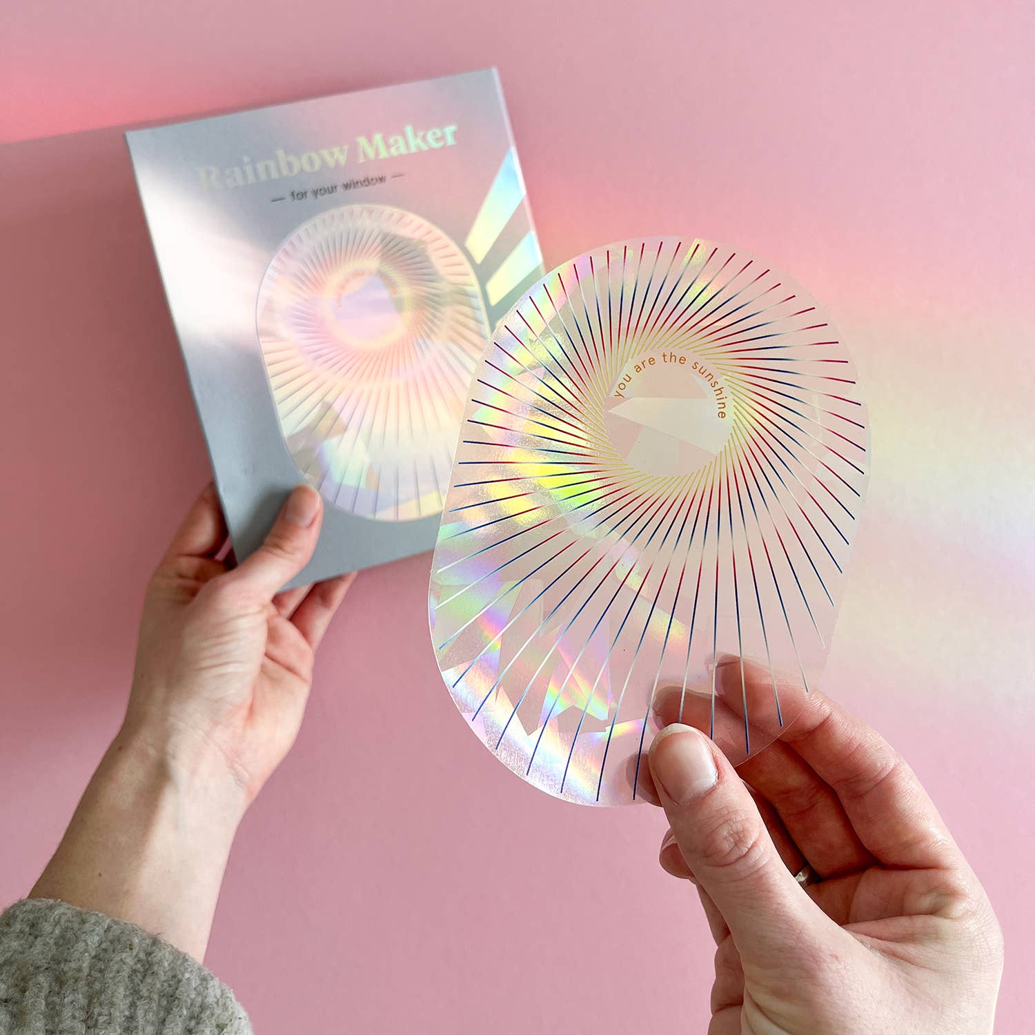 Adesivo Rainbow Maker - "Tu sei il sole"