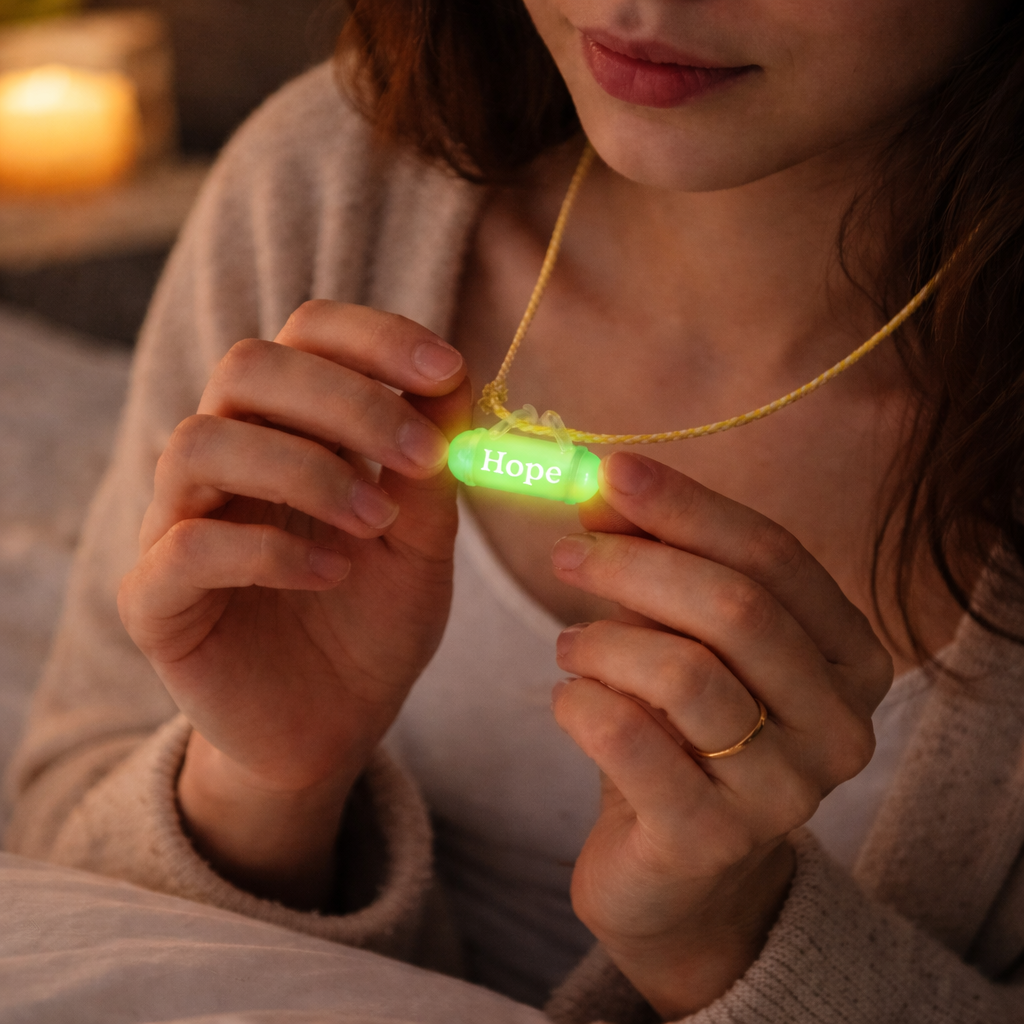 MIO pendant locket - Fluorescent 