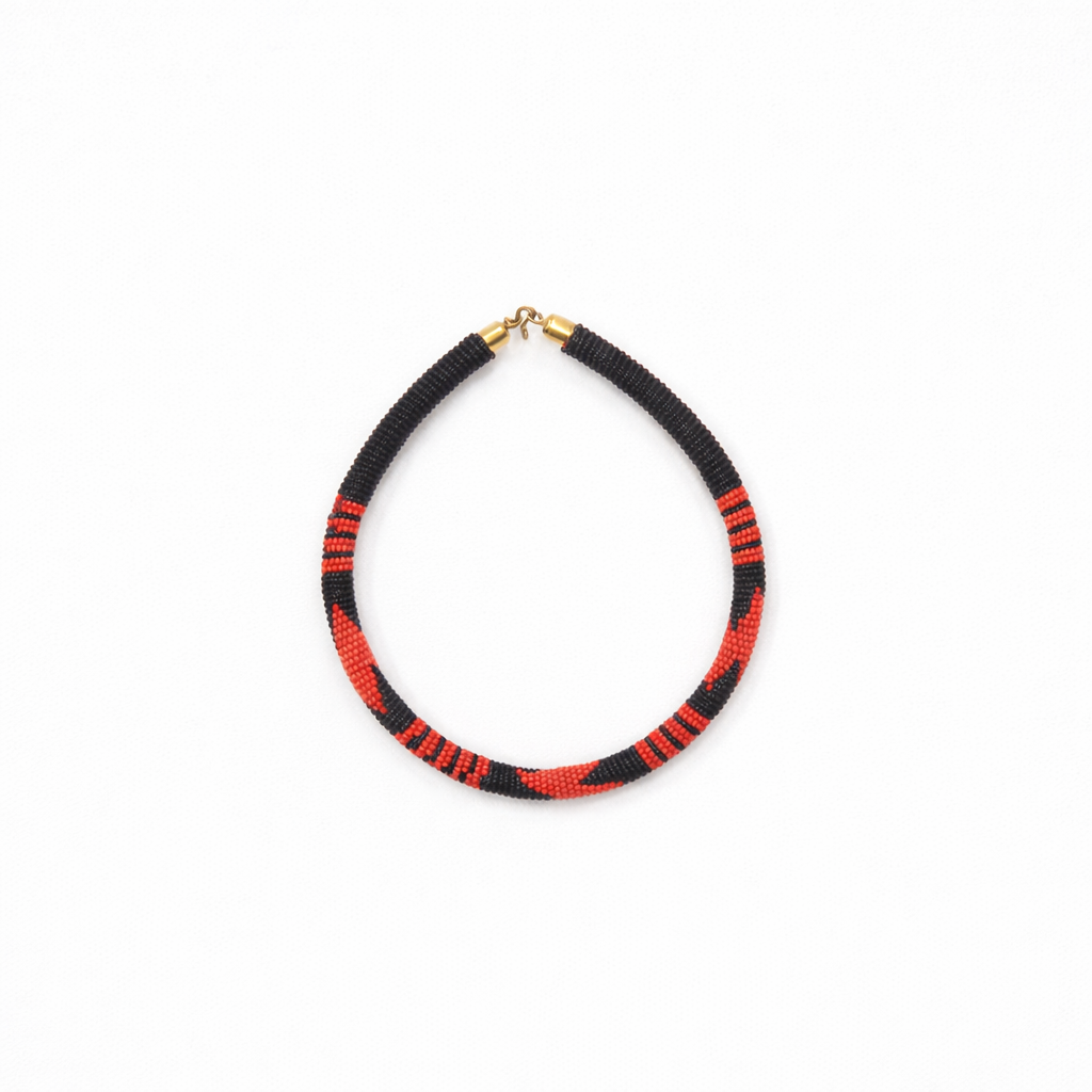  Tubular Beaded Necklace – Africa