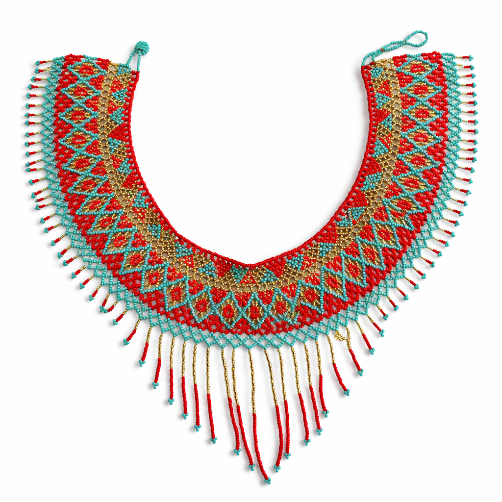 Huichol Beaded Necklace – Mexican Choker