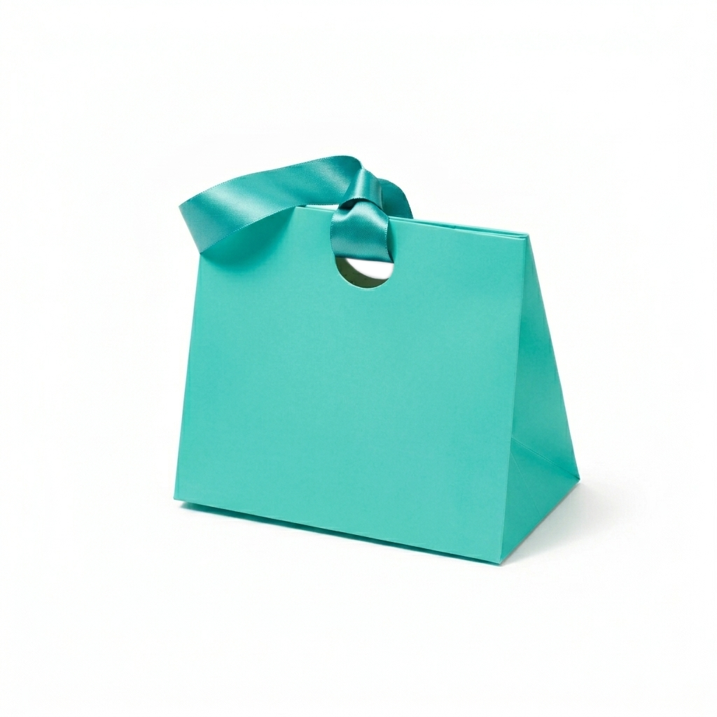 Gift Box Ella Hope – Colorful Shopper with Satin Ribbon