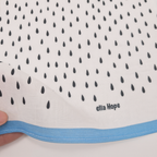 Fazzoletto Lacrime - bordo azzurro