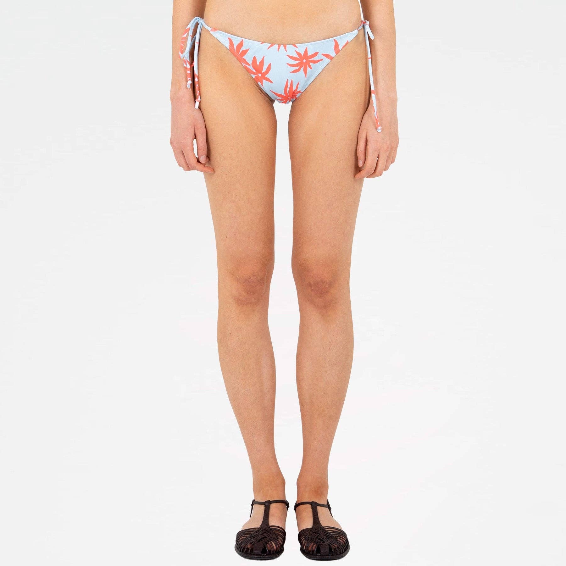 Floral Tie-Side Bikini Bottoms