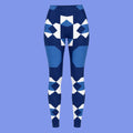 Leggings texture Blu – Lycra Extra Comfort