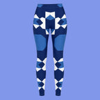 Leggings texture Blu – Lycra Extra Comfort