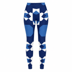 Leggings texture Blue – Lycra Extra Comfort