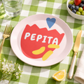 "Pepita" plate
