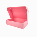 Pink cardboard gift box