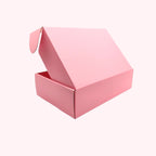 Pink cardboard gift box