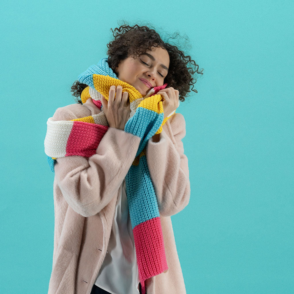 Gina - Sciarpa al metro multicolor