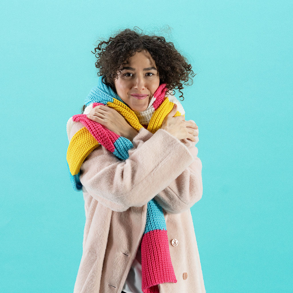 Gina - Sciarpa al metro multicolor