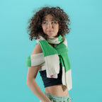 Gina – Bicolor Scarf by the Meter Lenght