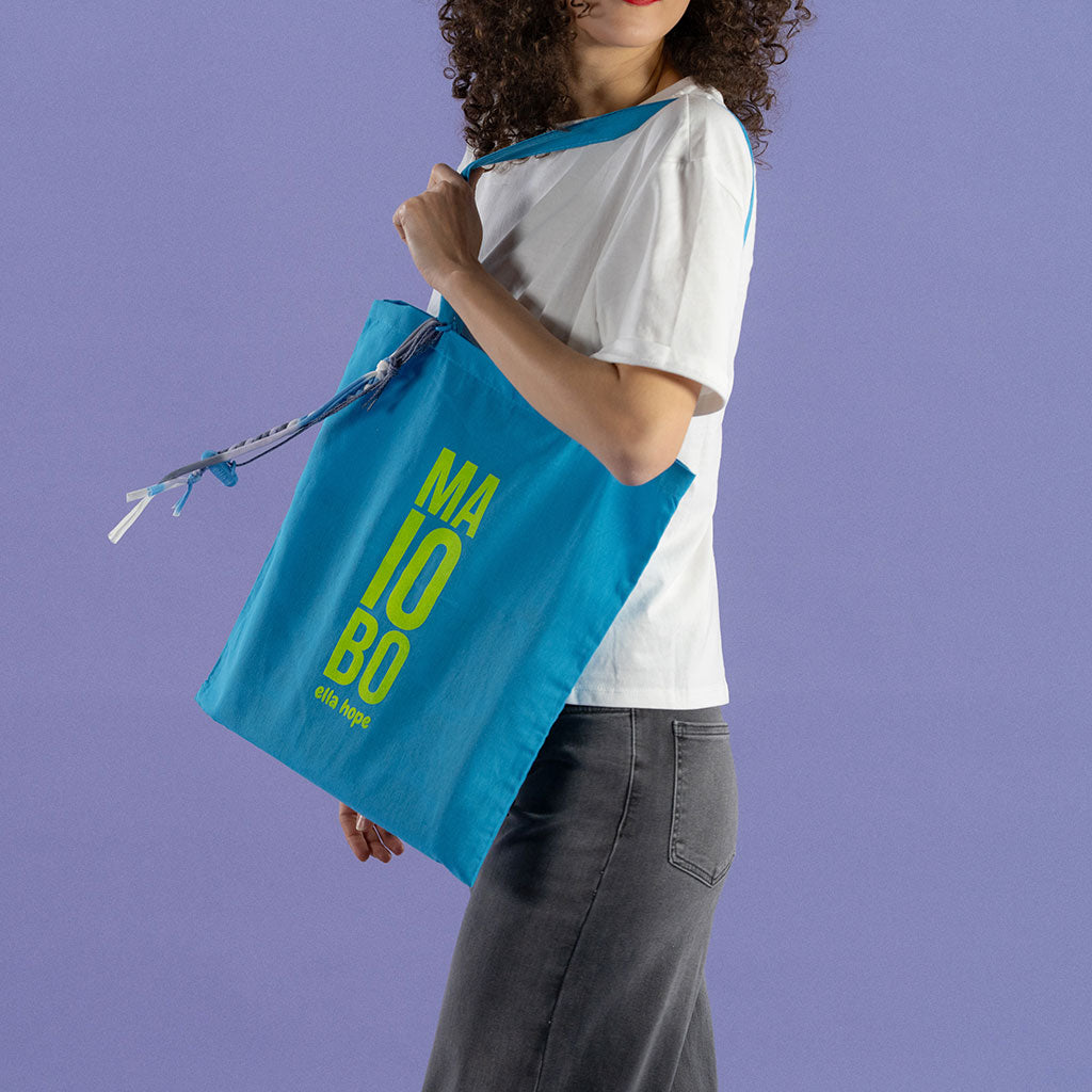 Shopper in cotone MA IO BO