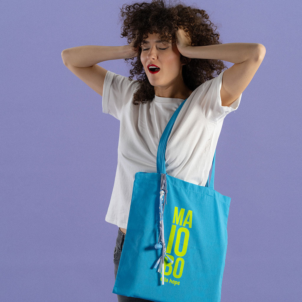 Shopper in cotone MA IO BO