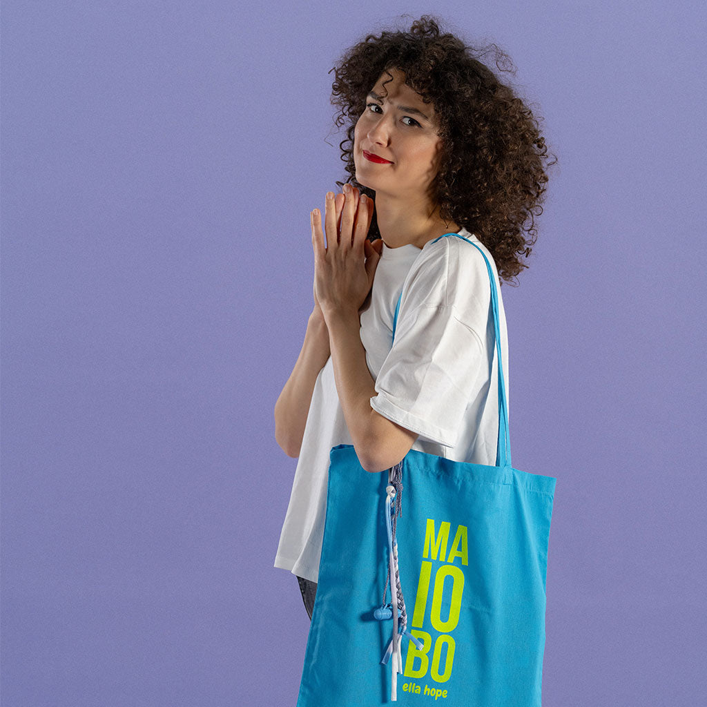 Shopper in cotone MA IO BO