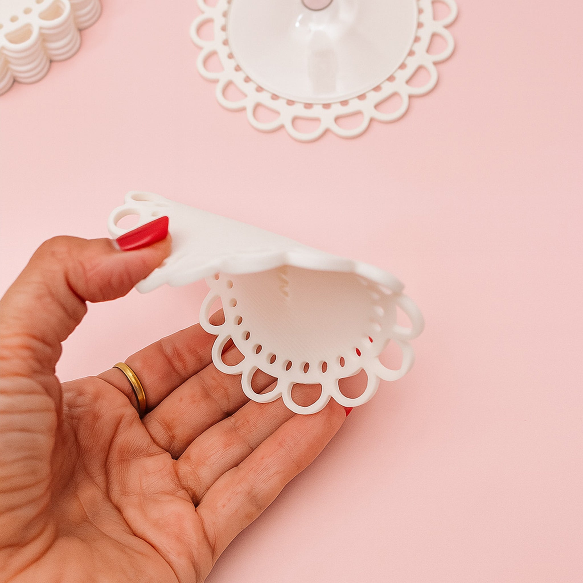 3D Printed Rubber Coasters