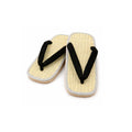 Zori – Sandali giapponesi in Tatami e Cotone nero