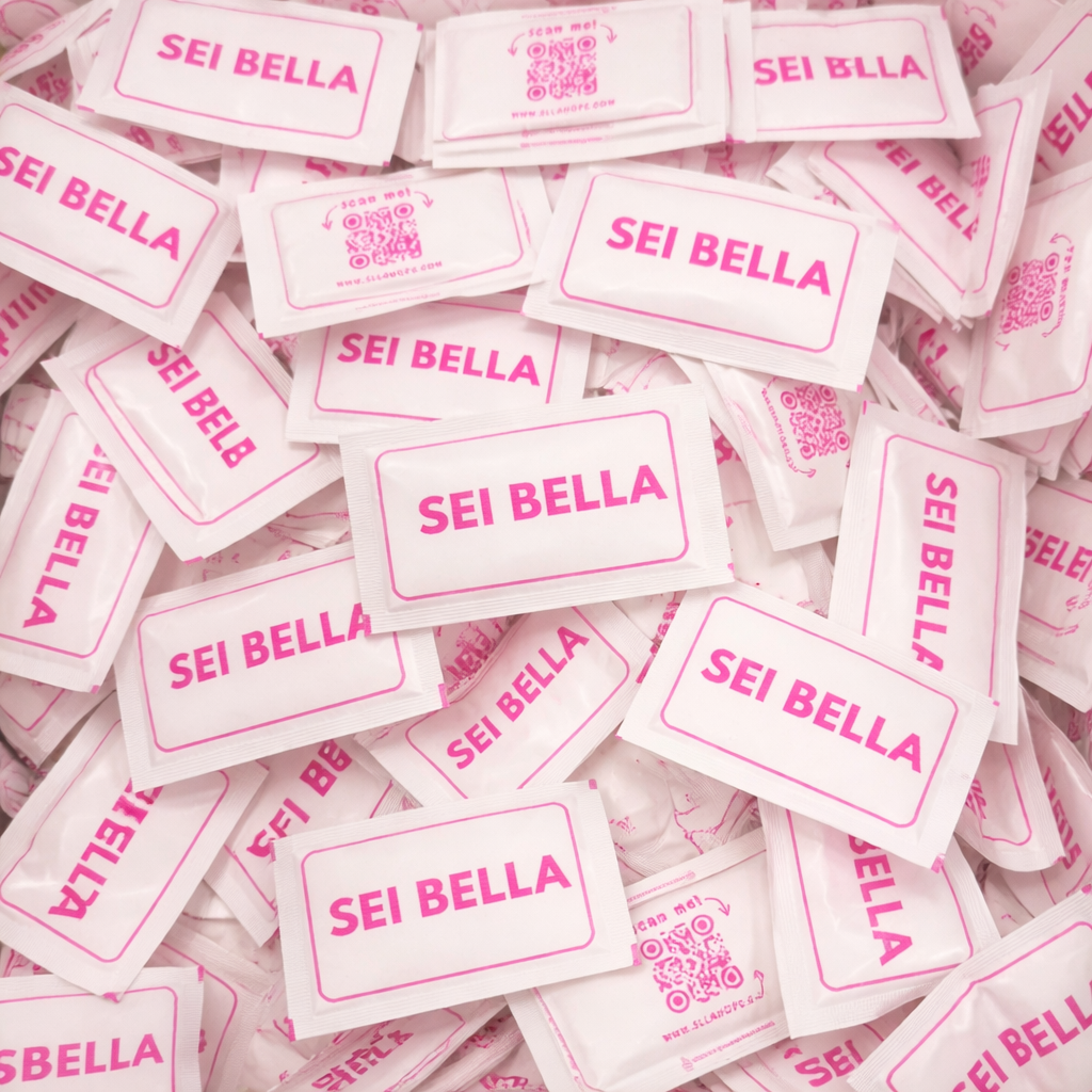 Bustina di zucchero Parlante - Scritta Sei bella